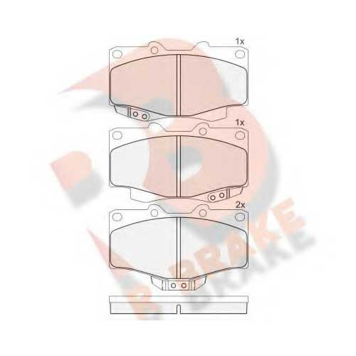Тормозные колодки Toyota Land Cruiser 93-98 photo