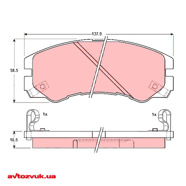 GDB1186 Колодки Isuzu Troper/Opel Frontera photo