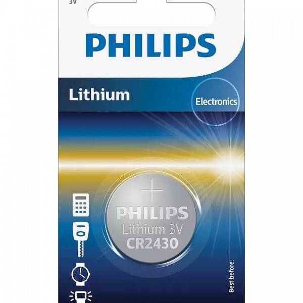 Батарейка Philips Lithium 3.0V coin 1-blister (24.5 x 3.0) photo