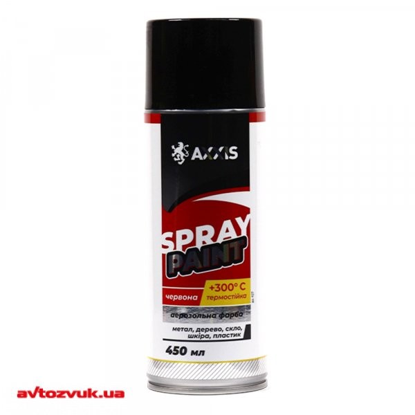 Краска Axxis красная 450ml.для супортов photo