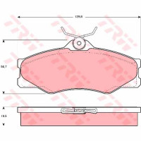 SET PLACUTE FRANA,FRANA DISC VW Transporter III photo