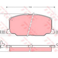 Колодки передние Toyota Camry Mazda photo