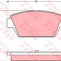 GDB945 Колодки Mitsubishi задние photo