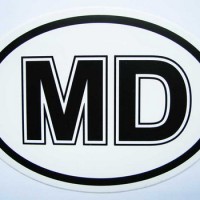 Наклейка MD photo