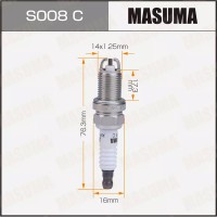 Свеча зажигания MASUMA S008C 1шт. 1,4 Logan photo